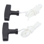 2pcs Lawnmower Recoil Pull Starter Handle 1.5m Cord Rope Mower Accessories
