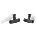 2pcs Lawnmower Recoil Pull Starter Handle 1.5m Cord Rope Mower Accessories