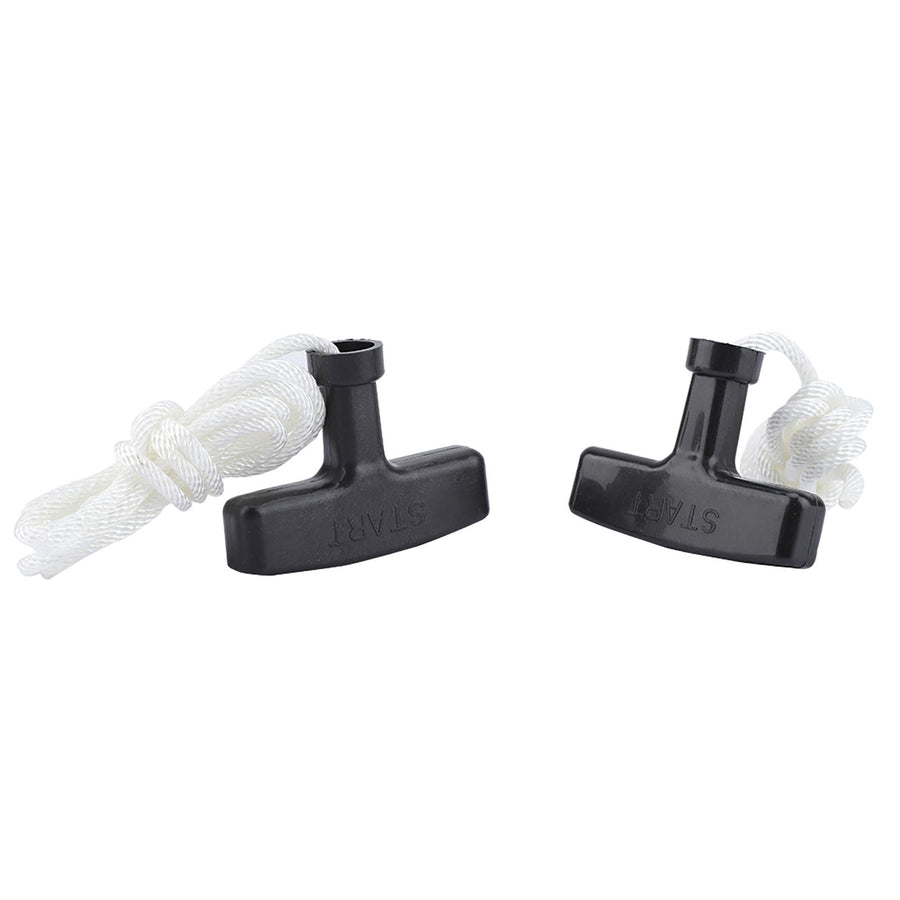 2pcs Lawnmower Recoil Pull Starter Handle 1.5m Cord Rope Mower Accessories