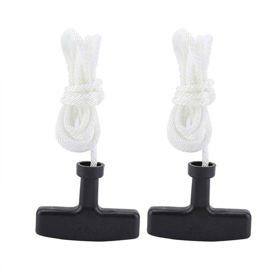 2pcs Lawnmower Recoil Pull Starter Handle 1.5m Cord Rope Mower Accessories