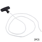 2pcs Lawnmower Recoil Pull Starter Handle 1.5m Cord Rope Mower Accessories - Close-Up Angle