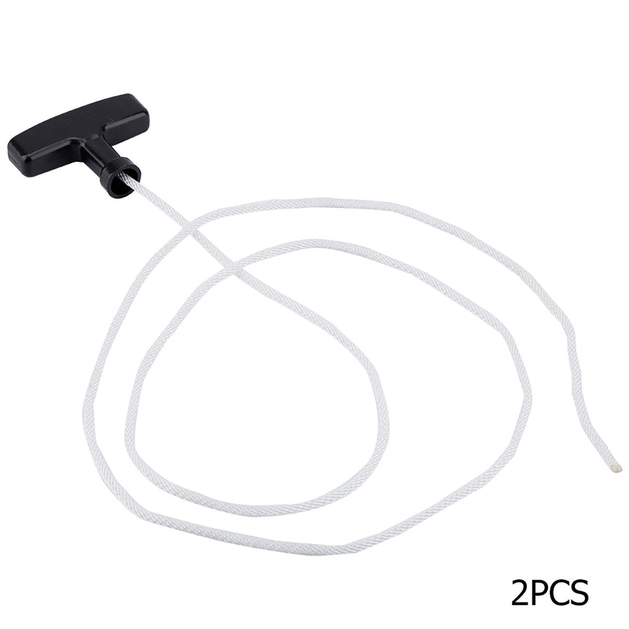 2pcs Lawnmower Recoil Pull Starter Handle 1.5m Cord Rope Mower Accessories