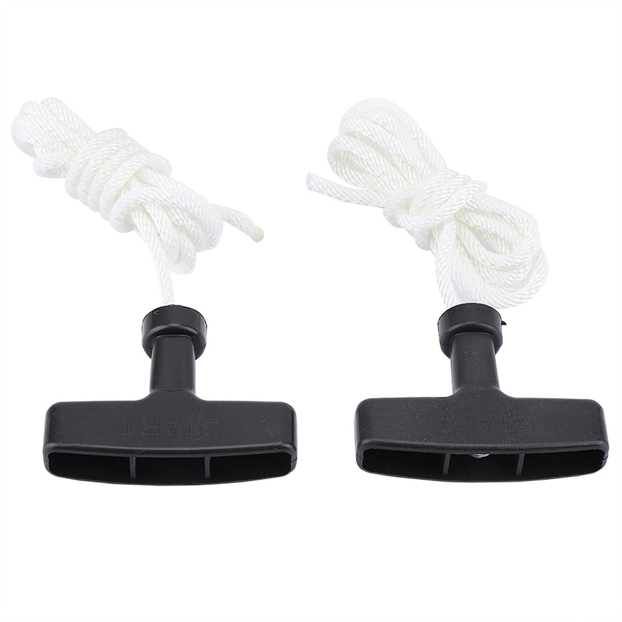 2pcs Lawnmower Recoil Pull Starter Handle 1.5m Cord Rope Mower Accessories