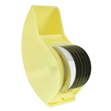 Stainless Steel Anti rust Rolling Cutter Mincer Vegetable Kitchen Tool(Yellow)