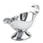 Stainless Steel Steak Pepper Sauce Boat Seasoning Container for Restaurant Kitchen(5oz)