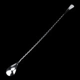 Stainless Steel Bar Cocktail Stirring Spoon With Fork Mixing Drink Puddler Mixer - Extra Image