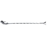 Cocktail Drink Mixer Stainless Steel Stirring Mixing Spoon Ladle Muddler Bar - Top-Down View