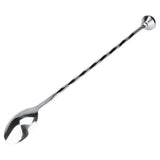 Cocktail Drink Mixer Stainless Steel Stirring Mixing Spoon Ladle Muddler Bar - Extra Image