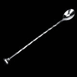 Cocktail Drink Mixer Stainless Steel Stirring Mixing Spoon Ladle Muddler Bar - Extra Image