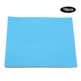 16Pcs Self Adhesive Square Shape PVC Mirrors Wall Stickers for Home Window Tiles - Front View