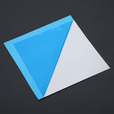 16Pcs Self Adhesive Square Shape PVC Mirrors Wall Stickers for Home Window Tiles - 45-Degree Angle