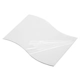6Pcs/Set Waves Shape Wall Mirror Sticker Free Combination Home Bathroom Decor