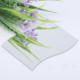 6Pcs/Set Waves Shape Wall Mirror Sticker Free Combination Home Bathroom Decor - 45-Degree Angle