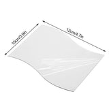 6Pcs/Set Waves Shape Wall Mirror Sticker Free Combination Home Bathroom Decor