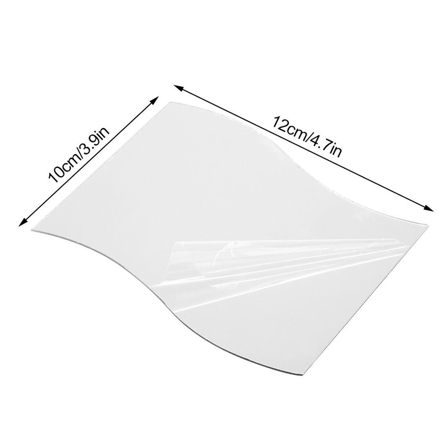 6Pcs/Set Waves Shape Wall Mirror Sticker Free Combination Home Bathroom Decor