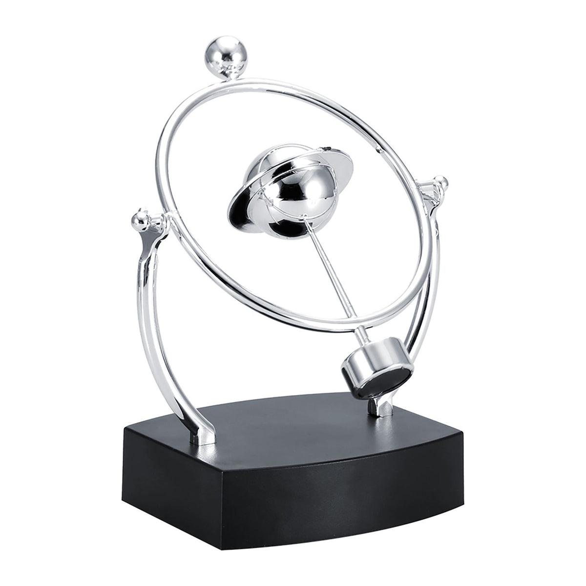 Creative Revolving Gadget Perpetual Motion Desk Office Decor Physics Science Art Toy
