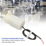 DC 3V/5V/6V Amphibious Horizontal Low Noise Fountains Small Submersible Pump
