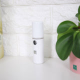 Durable Lightweight Portable Rechargeable Humidifier Moisturing Sprayer Skin Care(White) - Top-Down View