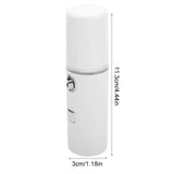 Durable Lightweight Portable Rechargeable Humidifier Moisturing Sprayer Skin Care(White)