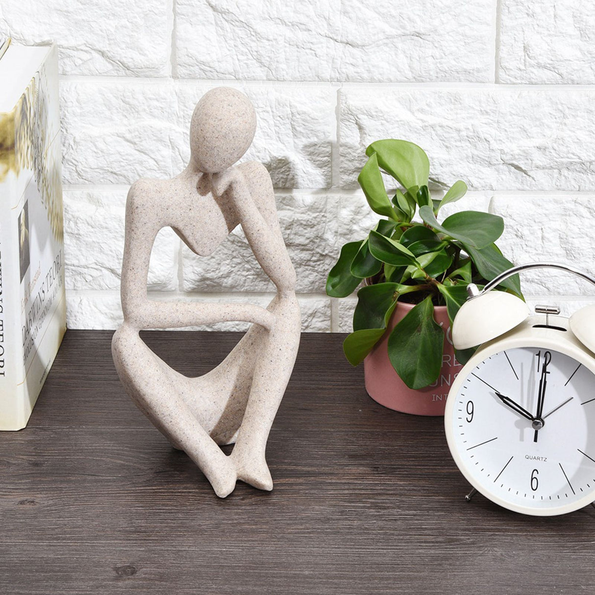 Abstract Character Figurines Thinker Desk Decor Home Decoration Ornament
