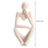 Abstract Character Figurines Thinker Desk Decor Home Decoration Ornament