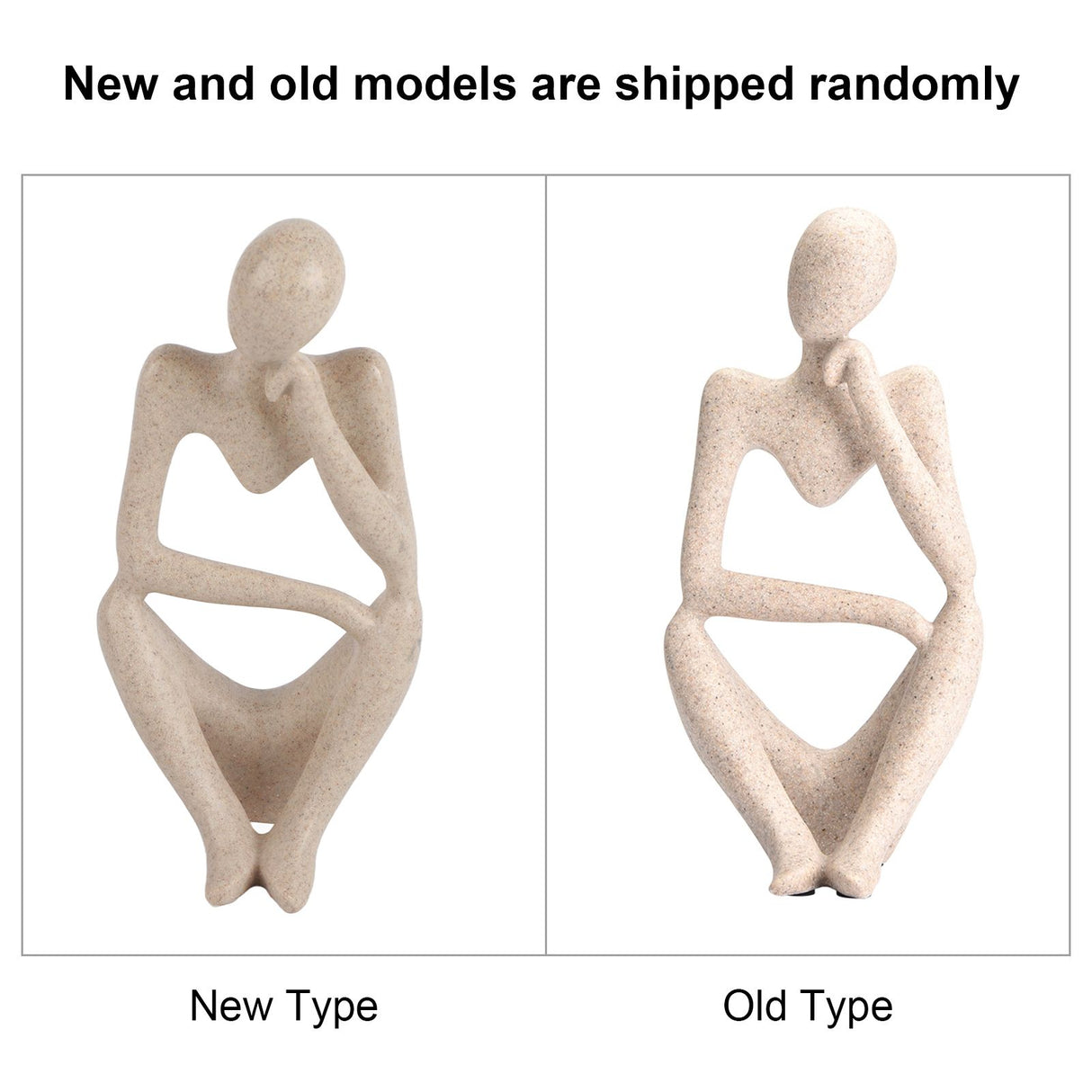 Abstract Character Figurines Thinker Desk Decor Home Decoration Ornament