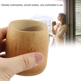 Natural Pure Bamboo Tea Cup Handmade No Paint Eco friendly Water Cups(Round Mouth M)