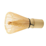 Natural Bamboo Tea Whisk Chasen Preparing Matcha Powder Brush Tool(80 Prongs) - Side View