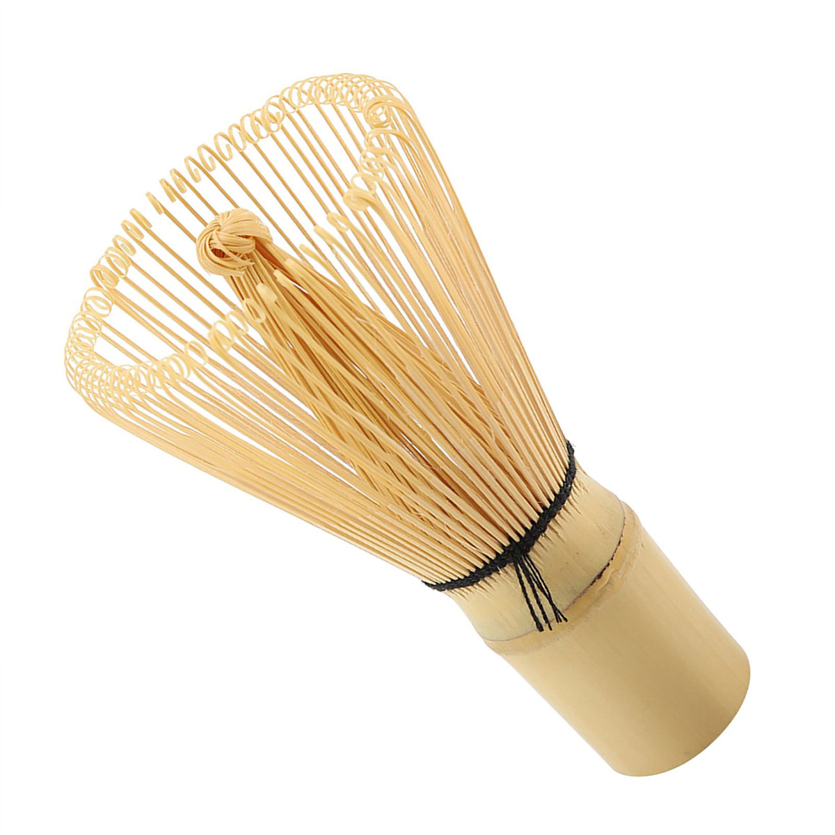 Natural Bamboo Tea Whisk Chasen Preparing Matcha Powder Brush Tool(80 Prongs)