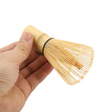 Natural Bamboo Tea Whisk Chasen Preparing Matcha Powder Brush Tool(80 Prongs)