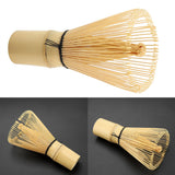 Natural Bamboo Tea Whisk Chasen Preparing Matcha Powder Brush Tool(80 Prongs)