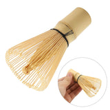 Natural Bamboo Tea Whisk Chasen Preparing Matcha Powder Brush Tool(80 Prongs)