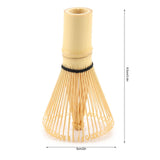 Natural Bamboo Tea Whisk Chasen Preparing Matcha Powder Brush Tool(54 Prongs)