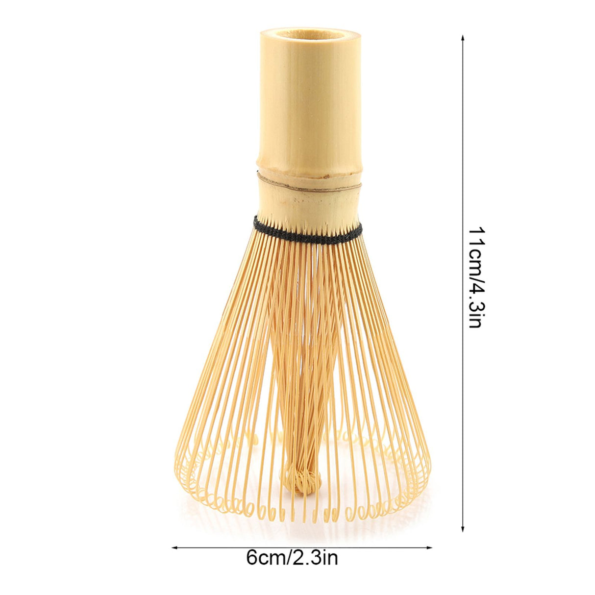 Natural Bamboo Tea Whisk Chasen Preparing Matcha Powder Brush Tool(72 Prongs)