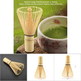 Natural Bamboo Tea Whisk Chasen Preparing Matcha Powder Brush Tool(72 Prongs)