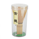 Natural Bamboo Tea Whisk Chasen Preparing Matcha Powder Brush Tool(64 Prongs)