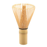 Natural Bamboo Tea Whisk Chasen Preparing Matcha Powder Brush Tool(64 Prongs)