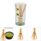 Natural Bamboo Tea Whisk Chasen Preparing Matcha Powder Brush Tool(64 Prongs)