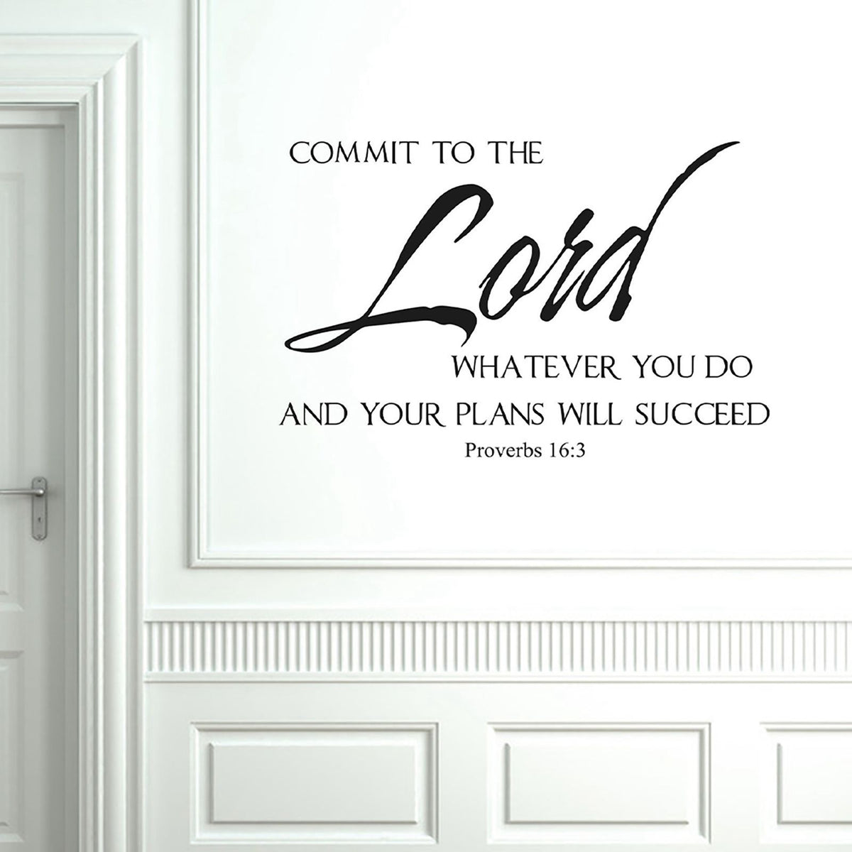 Adhesive Quote Motto Wall Sticker Bedroom Living Room Wall Decal Home Decoration
