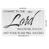 Adhesive Quote Motto Wall Sticker Bedroom Living Room Wall Decal Home Decoration
