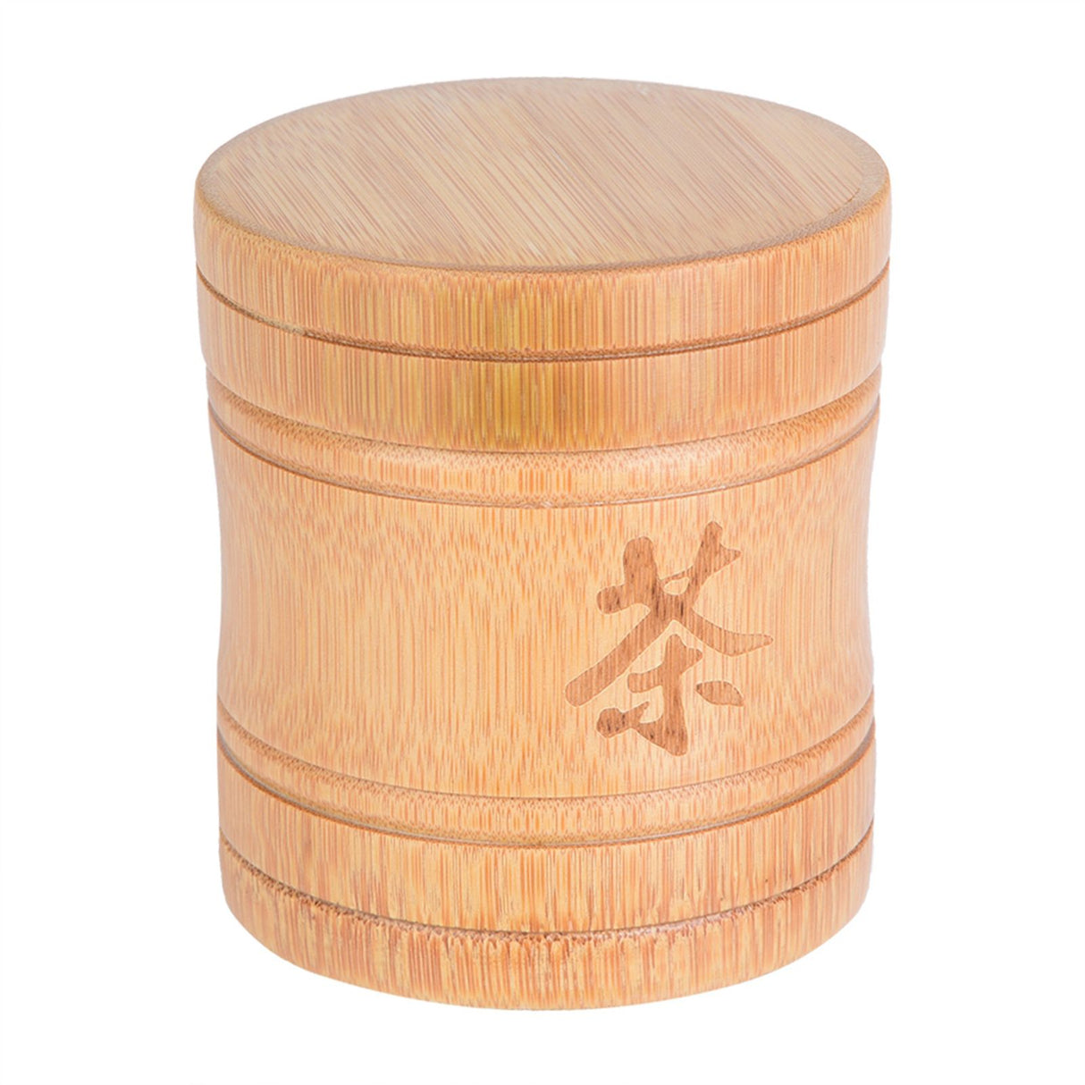 Portable Lightweight Bamboo Tea Jar Storage Holder Container Box