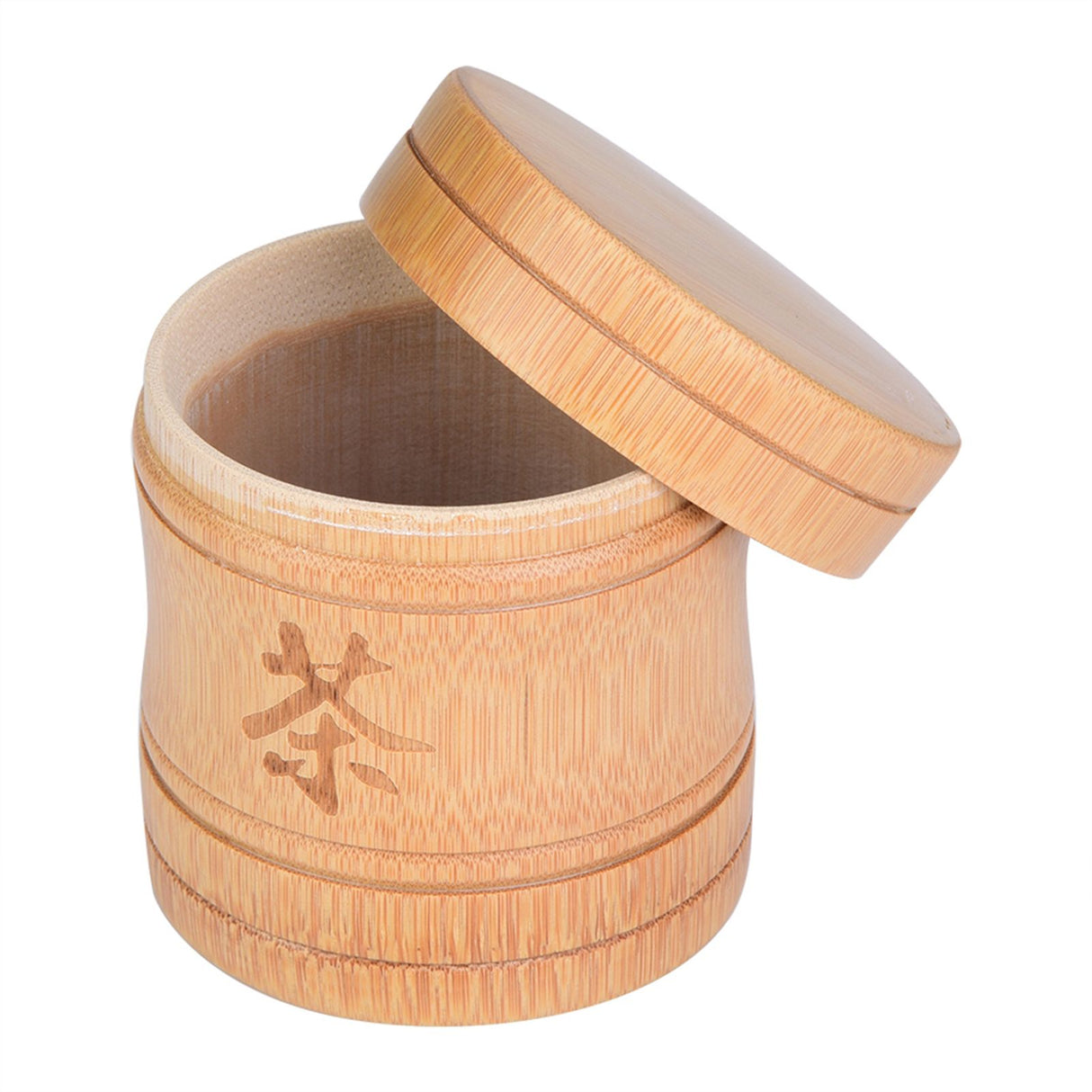 Portable Lightweight Bamboo Tea Jar Storage Holder Container Box