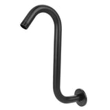 8in 201 Stainless Steel High Rise S-Curved Shower Extension Arm G1/2