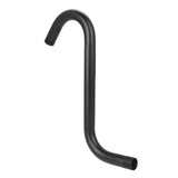 8in 201 Stainless Steel High Rise S-Curved Shower Extension Arm G1/2" Bathroom Accessory Black