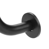 8in 201 Stainless Steel High Rise S-Curved Shower Extension Arm G1/2" Bathroom Accessory Black