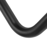8in 201 Stainless Steel High Rise S-Curved Shower Extension Arm G1/2" Bathroom Accessory Black