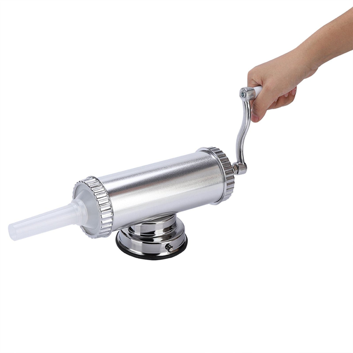 2 LB Aluminum Alloy Sausage Stuffer Maker Meat Filler Kit for Home Use