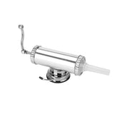 2 LB Aluminum Alloy Sausage Stuffer Maker Meat Filler Kit for Home Use - Side View