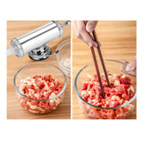 2 LB Aluminum Alloy Sausage Stuffer Maker Meat Filler Kit for Home Use