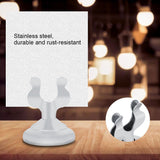 4cm Harp Clip Place Card Holder Stainless Steel Tabletop Menu Holder Number Stand